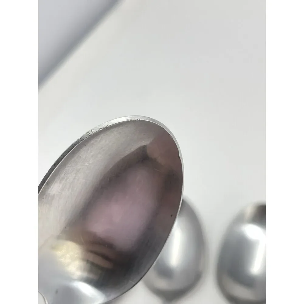ONEIDA TERESA Stainless Steel Satin Dinner Spoons 7.25” Set Of 6 Discontinued